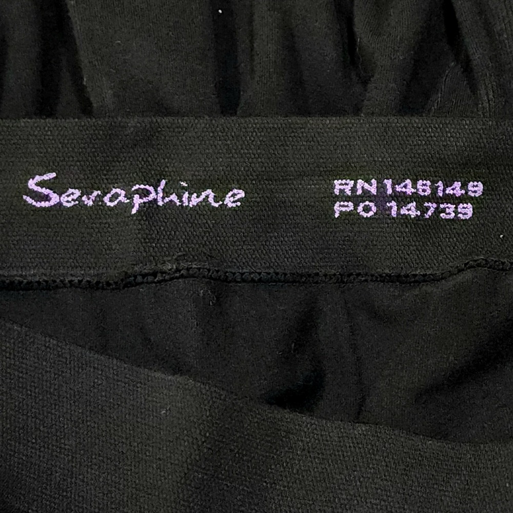 Seraphine Overbump Leggings S Wom Maternity Black Tammy Over Belly Seamless NEW - Picture 3 of 14